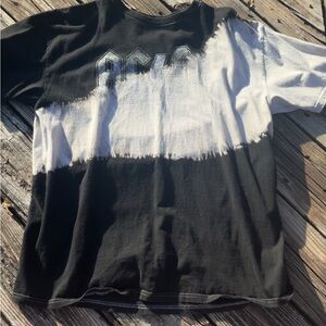 Black and White AC/DC Graphic Men's Shirt